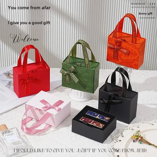 Small Single Piece Jewelry Box Lipstick Perfume Box Portable Drawer Packaging Box Gift Box Fashionable Compact Storage Solution